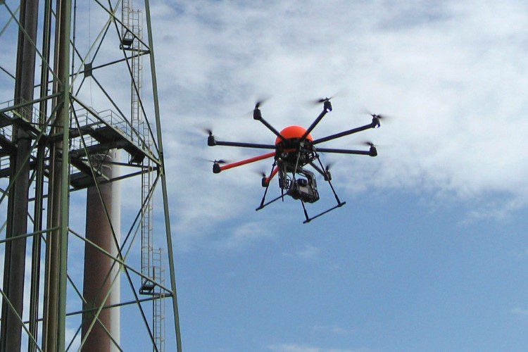Trabajos aéreos con drones